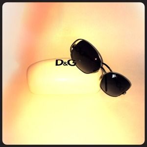 Dolce & Gabbana- Sunglasses w/Crystal D&G