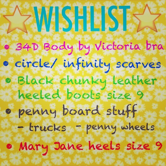MY WISHLIST!