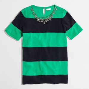 🎉HP x 2🎉J Crew short sleeve necklace sweater