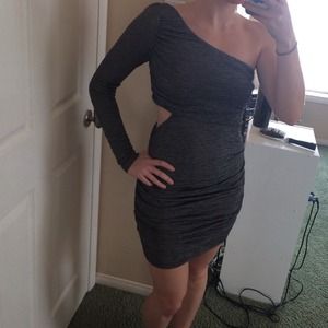 club dress in silver