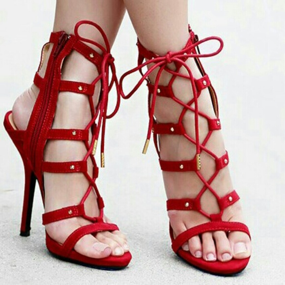 !!HOST PICK!!  Wild Diva Cecily Gladiator heel