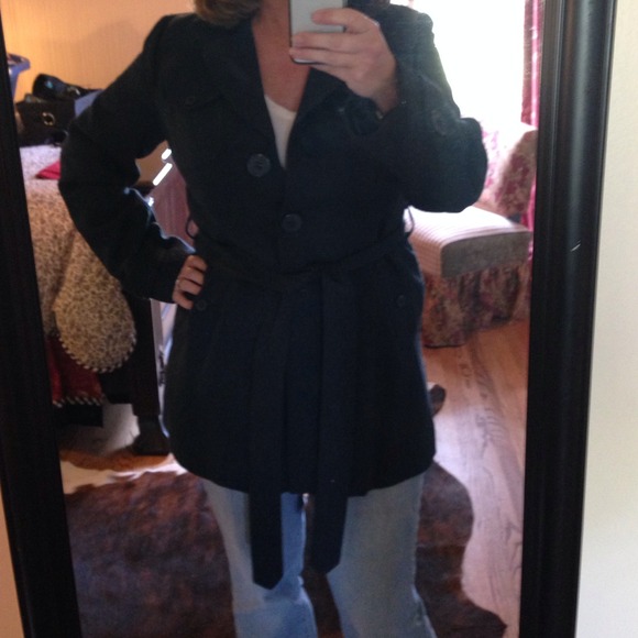 Navy spring trench coat - size 14