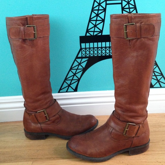 Franco Sarto Boots - Brown Leather Franco Sarto boots