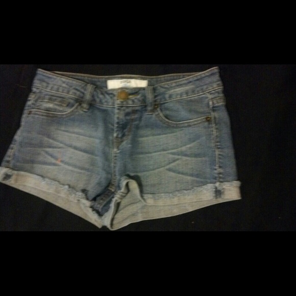 Denim shorts