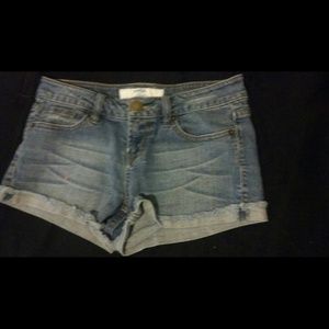 Denim shorts
