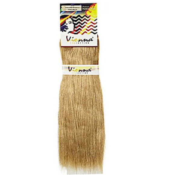 12' extensions! HUMAN HAIR Medium blonde!