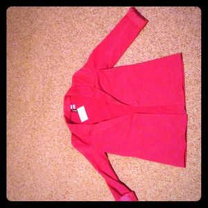 Hot pink blazer h&m. Brand new size 4