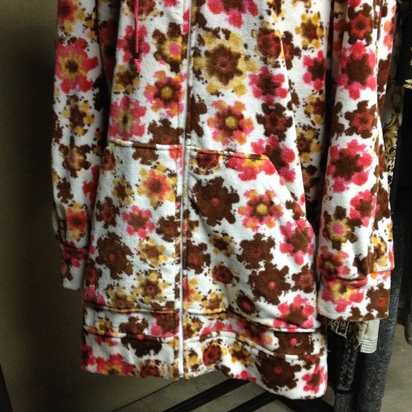 Missoni floral long hooded zipup - Picture 3 of 5