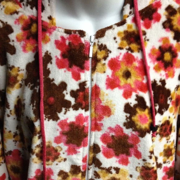 Missoni floral long hooded zipup - Picture 5 of 5