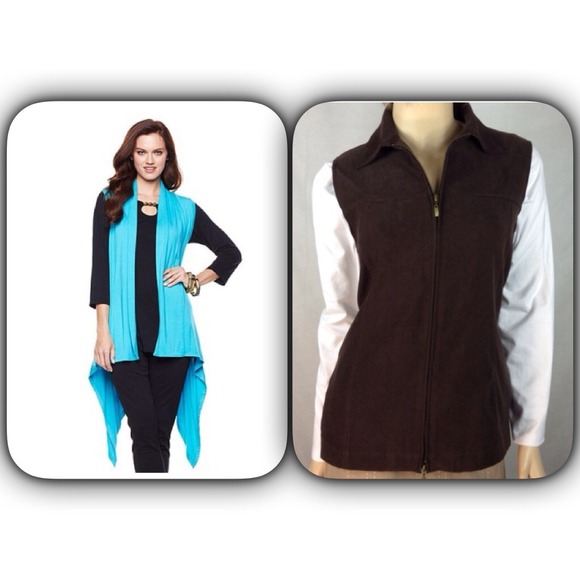 Accessories - Long Flyaway Vest and Brown Vest