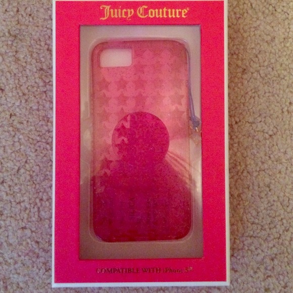 NWT Juicy Couture iPhone 5 Pink Jelly Case