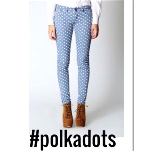 BooHoo Polka Dot Jeans