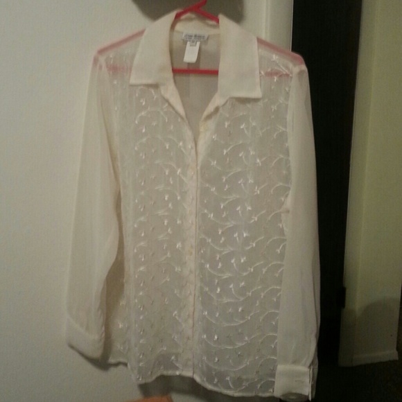 Sonya Array sheer blouse.