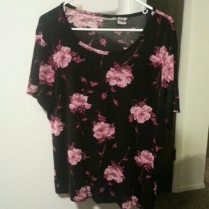 Jaclyn Smith flowered top.