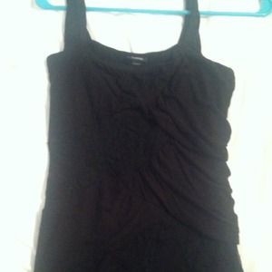 Black tank top with lace