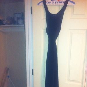 Black Sequin Gown