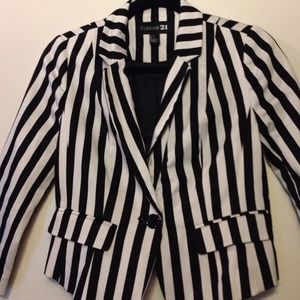 Forever 21 striped Blazer