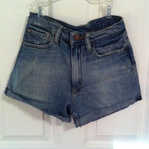 High Waisted Denim and Supply Shorts