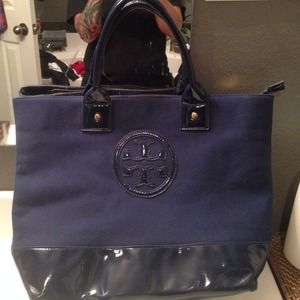 Navy  handbag