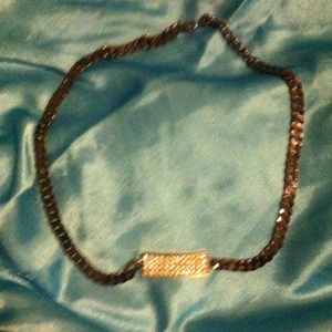 Black and hold chain/bracelet