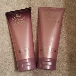 Step into sexy body lotion and shower gel