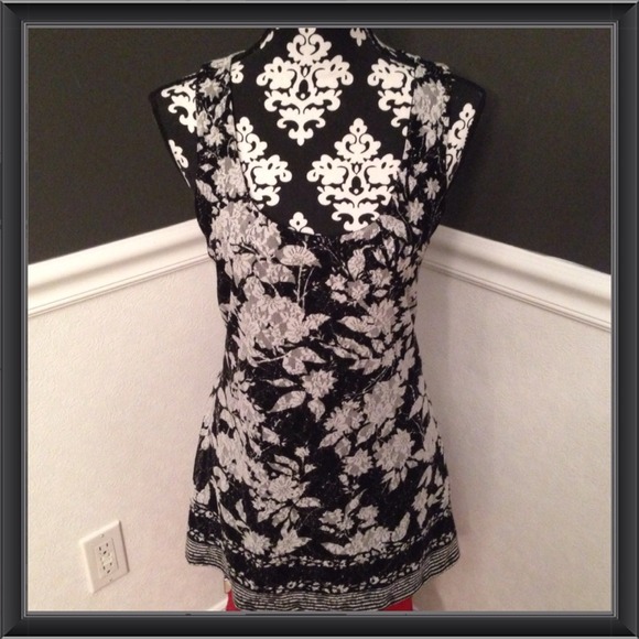 INC International Concepts Tops - Lacey Racer Back Tunic