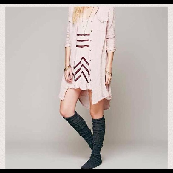 ❌Sold❌Ballet pink free people trapeze slip dress