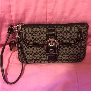 Coach small wristlet