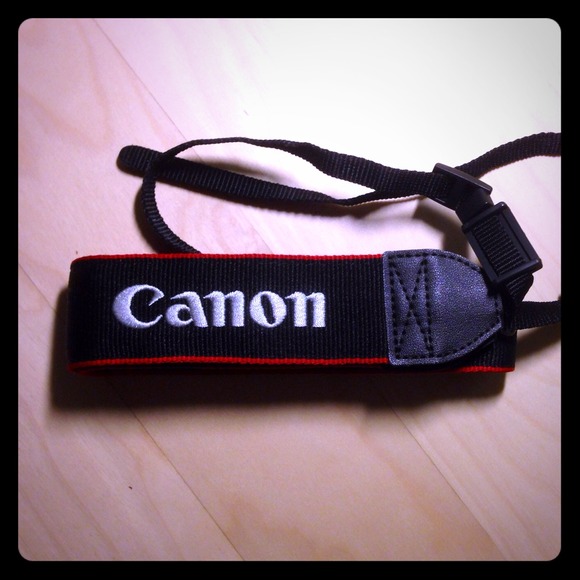 Canon camera strap.
