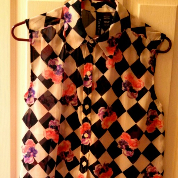 Fun and flirt sheer fun top!