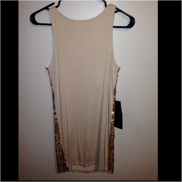 Bebe Sequin Flann Dress - Picture 2 of 3