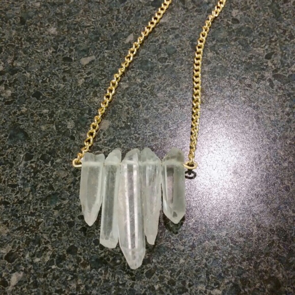 SOLD Handmade Quartz Necklace