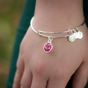 Alex and Ani October birth stone bracelet