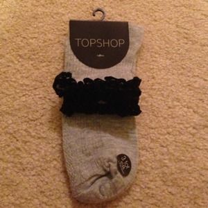 Topshop frilly socks