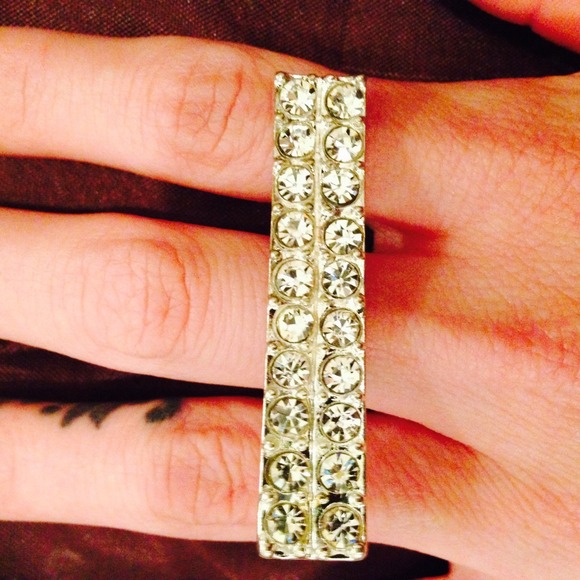 BN💎Rhinestone square Fashion Jewelry Ring*💎💎💍