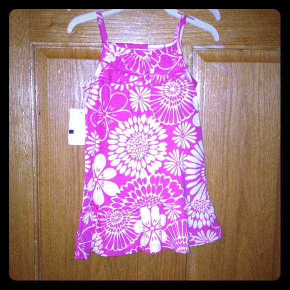 🆕PINK AND WHITE SUN DRESS!! 18M TODDLER