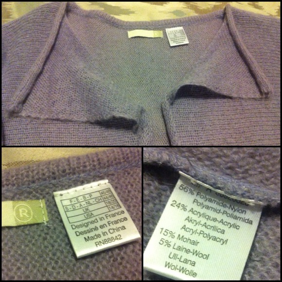 Free Gift-Lilac open cardigan sweater (size 14/16) - Picture 3 of 3