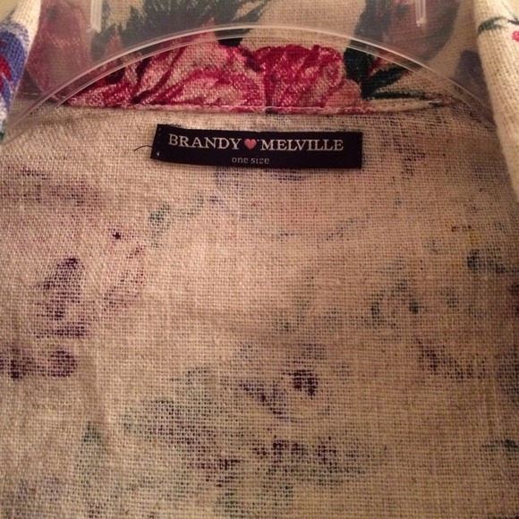 🎉PM EDITOR PICK🎉Brandy Melville Floral Jacket - Picture 2 of 3