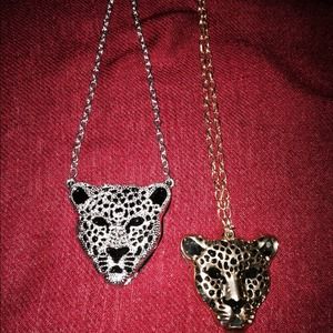 2 leopard necklace