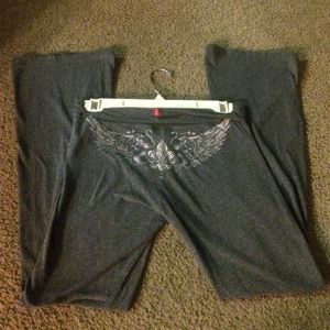 Gray Jeweled 💎 Yoga Pants