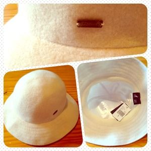 Winter white Kangol hat