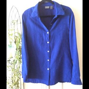 Royal Bl brushed cotton lined/photo doesn't convey