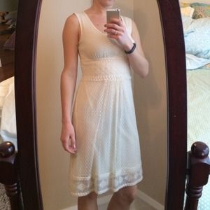 Ivory Knit Dress from Macy's