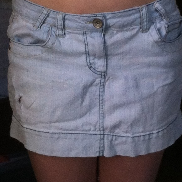 Cute blue jean skirt