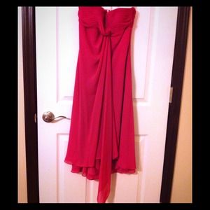 David's Bridal Bridesmaid/Prom Pink Dress Size 6