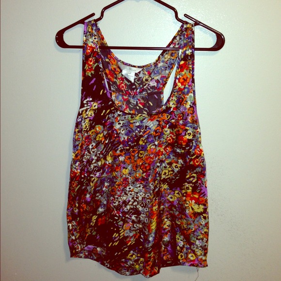 Floral Multicolor Tank - Picture 1 of 2