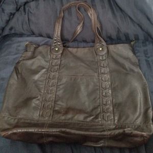 Large brown purse