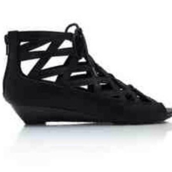 🚫SOLD🚫 Bamboo Caged Wedge Sandals