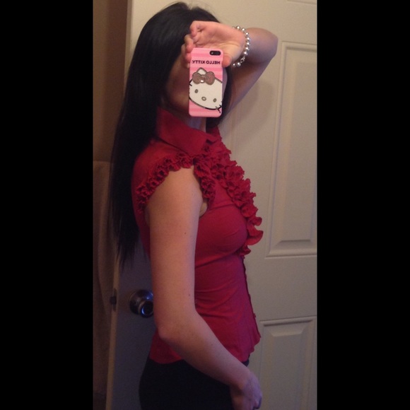 Bebe Ruffle Top - Picture 3 of 4