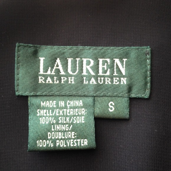 ❌SOLD IN BUNDLE ❌Silk Ralph Lauren Top NWOT - Picture 3 of 4